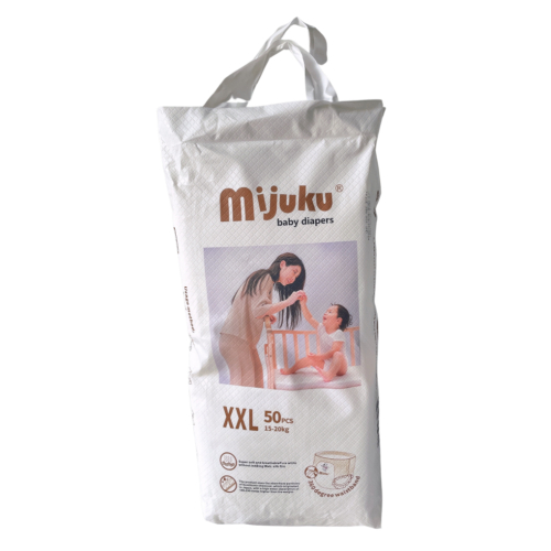 Tã quần cao cấp Mijuku bịch 50 miếng cho bé Size XXL (15 - 20kg)